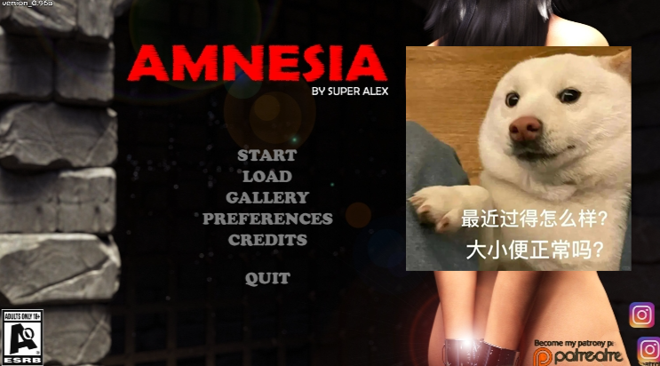 【欧美SLG/动态/3C】失忆/失忆症（AMNESIA） V0.100a 汉化中文[PC+安卓双端-2.60G/百度]-ACG游戏网