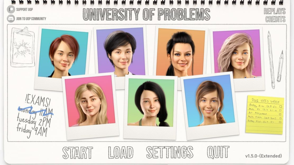 【欧美SLG/动态/汉化】学院情缘/欲望大学（University of Problems） V1.5.5 汉化中文[PC+安卓双端-13GB/百度]-ACG游戏网