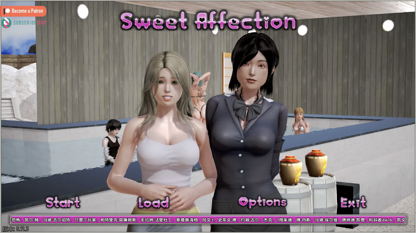 【仅PC/日式SLG/动态/汉化】甜蜜的感情（Sweet Affection）V0.11.3 汉化中文【11G/百度直连】-ACG游戏网