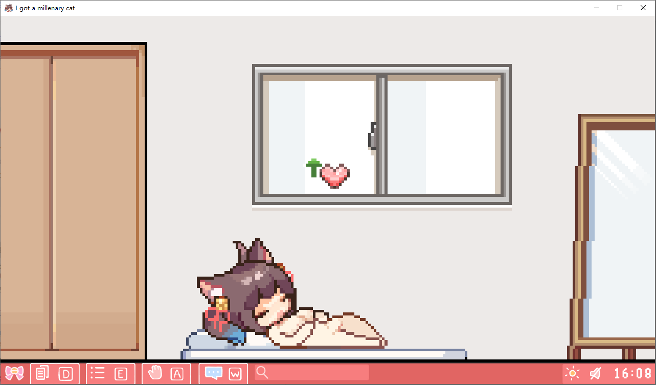 图片[3]-【仅PC/日系SLG/动态/像素风】：捡到千年猫 I got a millenary cat v1.41 官方中文步兵版[1.0G/百度]-ACG游戏网