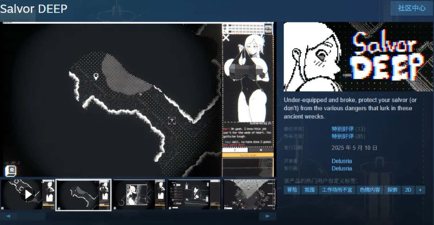 [PC游戏]Salvor DEEP Ver1.00.4 Steam官方中文版 [新作/76.4M]-ACG游戏网